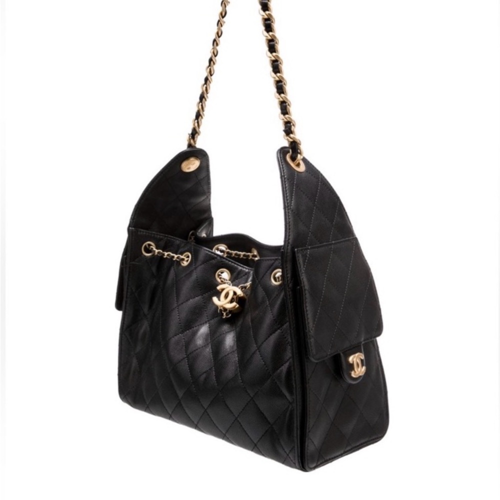 Chanel Black Quilted Shoulder Bag